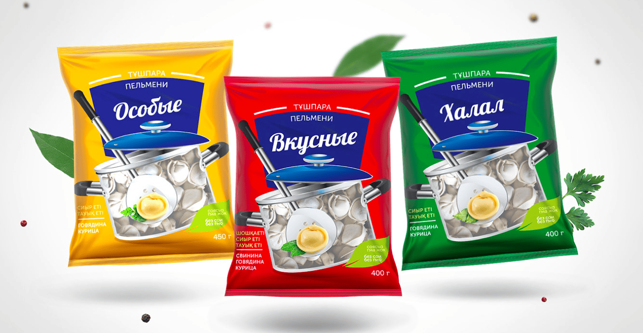 Типы упаковки для пельменей