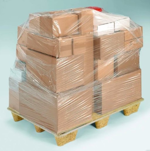 Пример внешнего вида групповой упаковки товаров в стрейч-плёнку фото