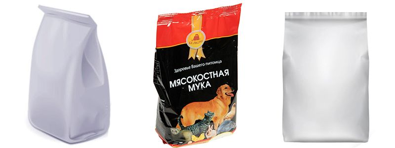 Фото пакета с плоским дном